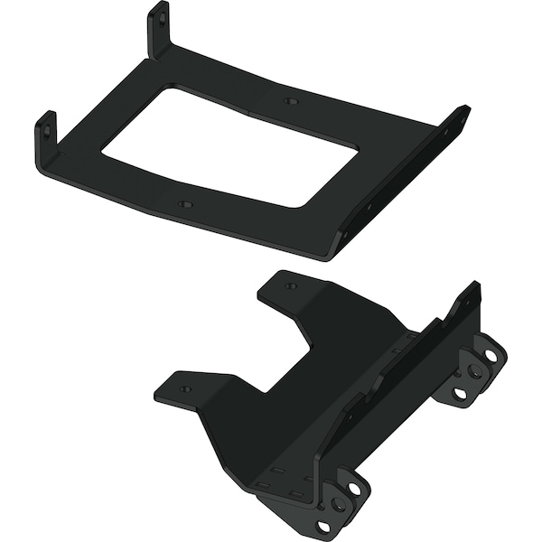 Kfi 106615 PolarisXpedition Front Lower UTV Plow Mount - 1/4 in Grade 50 Steel, Powder 106615 - main