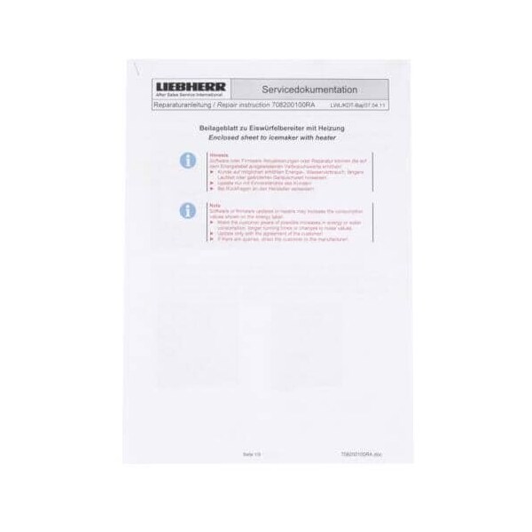 Liebherr INSERT 708200100 - main
