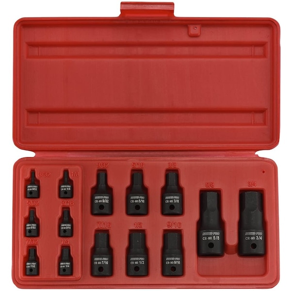 Neiko Impact Hex Bit Socket Set, SAE, Cr-Mo 01142B - main