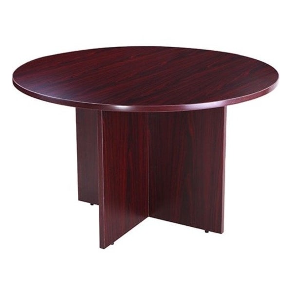 Boss Round Table, 42", Mahogany N127-M - main