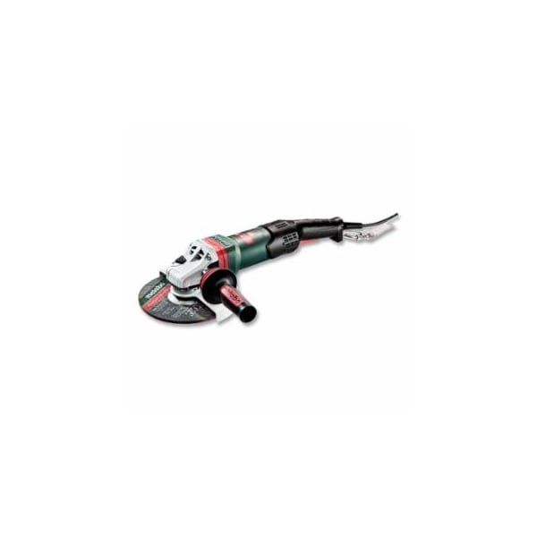Metabo Large Angle Grinder, 7 in dia, 15 A, 8200 RPM, 5/8 in-11 UNC, Paddle Switch, Brake, Rat Tail, 469-601096420 - main