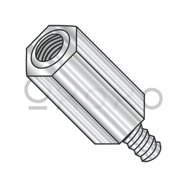 Oxoxo 4-40X5/16 Three Sixteenths Hex Male Female Standoff Stainless Steel, 500PK 429821 - main