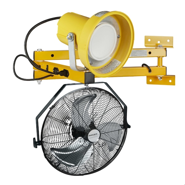 Ideal Warehouse Innovations Dock Light, 40 in, Poly Head w/Fan, LED 60-5487-600 - main