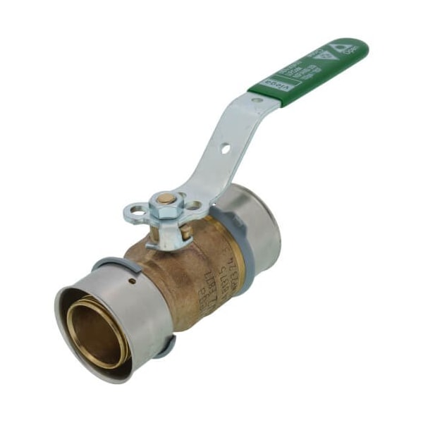 Viega PureFlow Press ball valve P1 1.5 P2 1.5 bronze 98202 - main