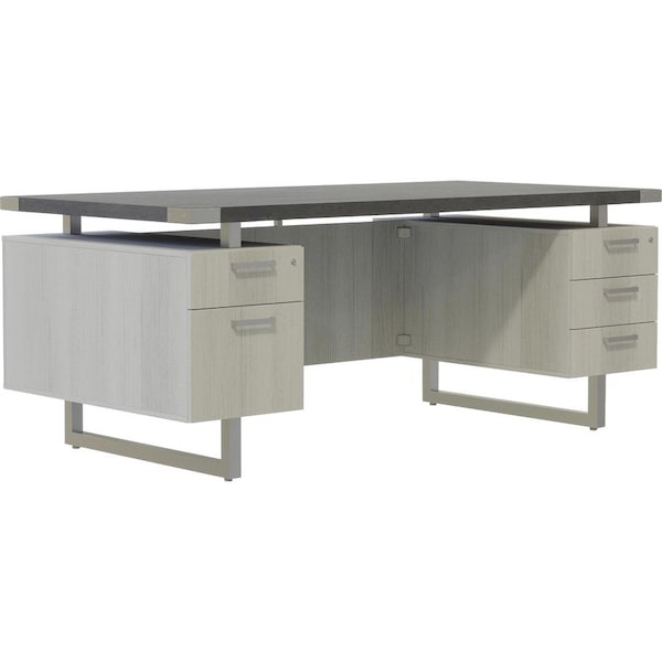 Mirella Office Desk, 36 in D X 29 1/2 in H, 72 in W X MRDBF7236SGY - main