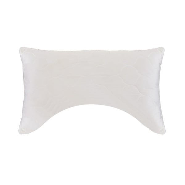 Homeroots Cotton Latex Foam And Wool Hypoallergenic Ergonomic Standard Size Bed Pillow 551589 - main