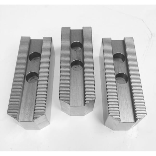 Taiki Taiki 12" 1.5mm X 60 Degree 21mm 3 Piece Steel Soft Jaw Set 3900-4693 - main