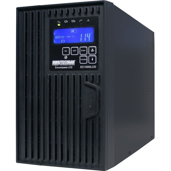 Minuteman UPS Online 1kVA/900W Tower Ext Runtime EC1000LCD - main