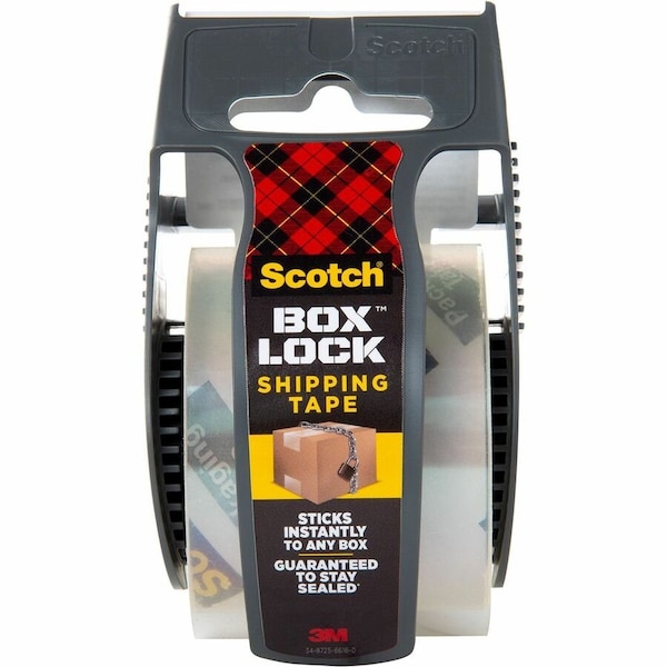 Scotch Packaging Tape with Dispenser, 3.1mil, Clear 195 - main