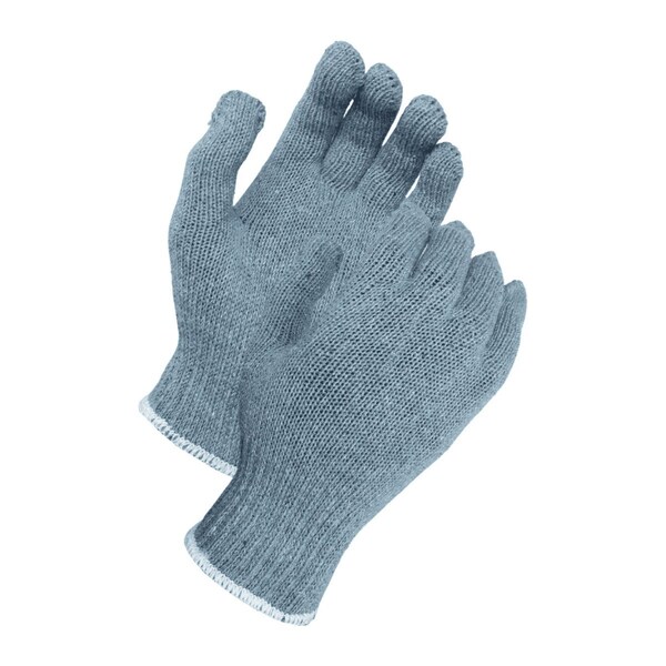 Prime Safety Grey String Knit Gloves, Heavy Weight, Size Small, PR SK6527G/S - main