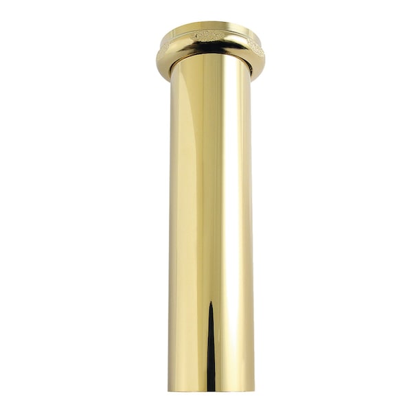 Kingston Brass 1-1/2" x 6-1/2" Brass Slip Joint Tailpiece Extension Tube, Polished Brass EVT6122K - main