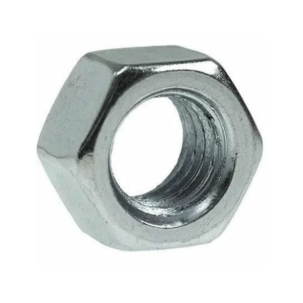 Dottie Hex Nut, 3/8"-16, Carbon Steel, Grade 2, Zinc Plated, 0.320 in Ht, 250 PK HNT38 - main