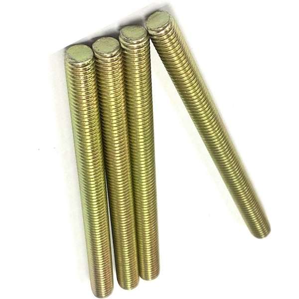 Zmg Fasteners Plus 1/4 - 28 X 24" FULLY THREADED STRAIGHT ROD SAE GR 8 J429 ZINC TRIVALENT YELLOW 2045953 - main