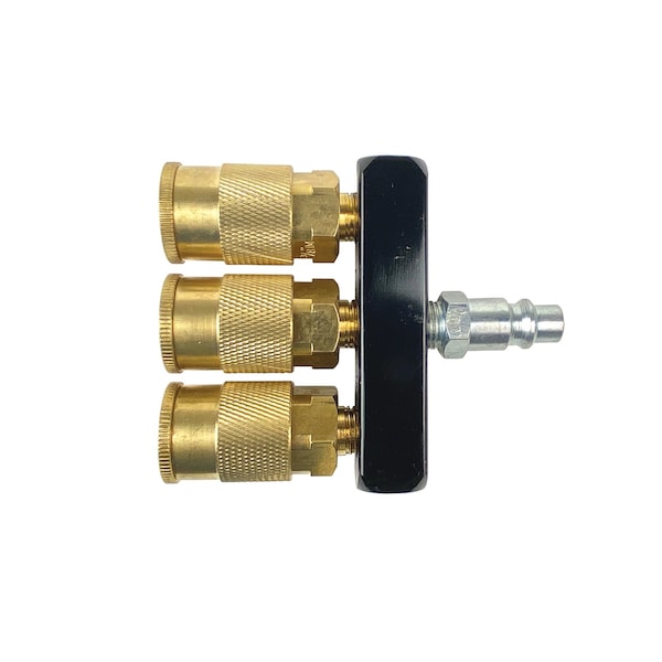 Primefit 3/8in 3-Way Flat Manifold/Splitter Assembly M3802-5 - main