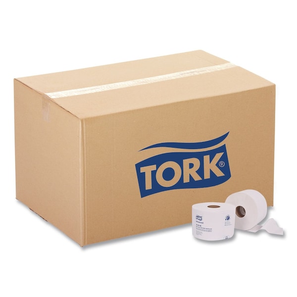 Tork Tork OptiCore Mid-size Toilet Paper Roll White T11, Advanced, 2-ply, 36 x 865 sheets, 162090, PK36 162090 - main