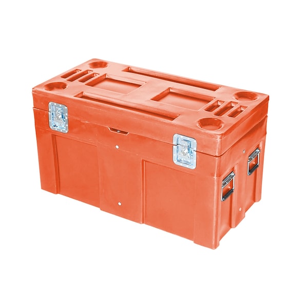 Myton Industries Bulk Ship Container, 10 cubic ft., 650lb. capacity, ORG SC-4524-1 ORANGE - main