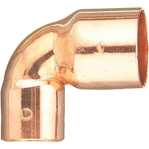 Epc Elkhart Products Reducing Pipe Elbow, 1 x 3/4 in, Sweat, 90 deg Angle, Copper 31298 - main