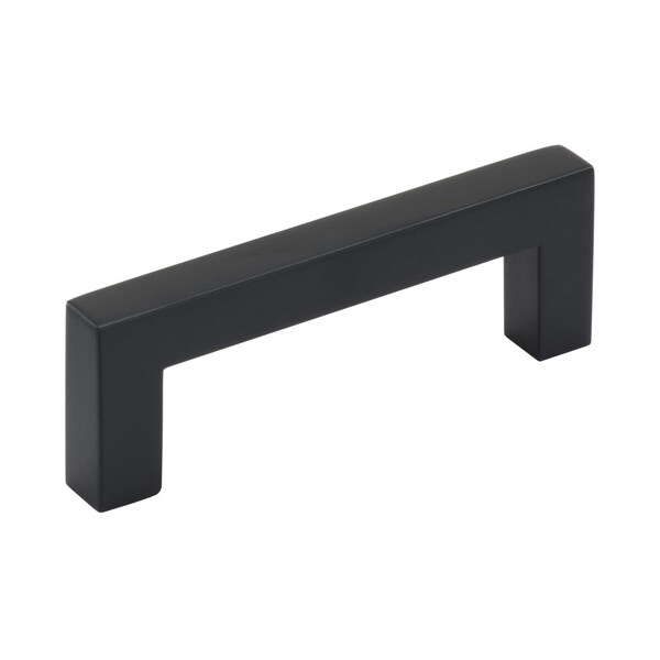 Amerock Monument 3 inch (76mm) Center-to-Center Matte Black Cabinet Pull, 10PK 10VMP36578FB - main