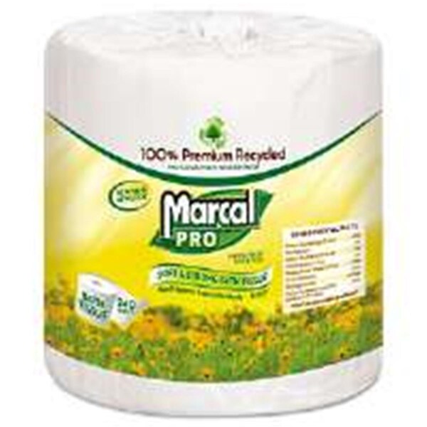 Marcal 3001 100 Percentage Premium Recycled Bathroom Tissue 48 Rolls Carton YYAZ-MRC3001 - main