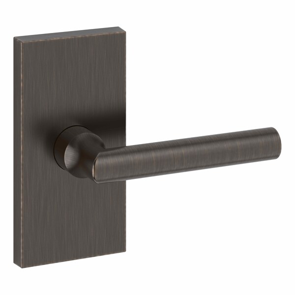 Baldwin Full Dummy Tube Lever and Contemporary 5in Rose Venetian Bronze Finish FDTUBCFR112 - main