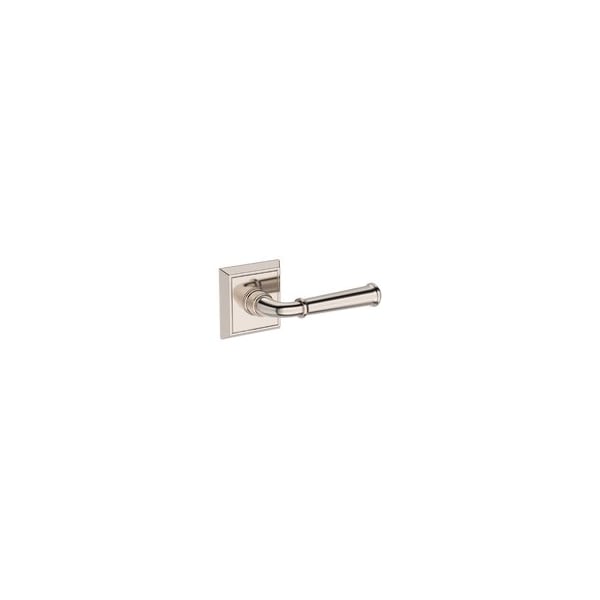 Baldwin Residential Door Levers Passage Right Hand Lifetime Bright Nickel PSDUNCHR055 - main