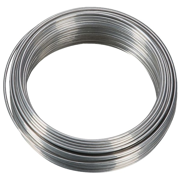 National Hardware V2566 Series Wire, 0.0475 in Dia, 50 ft L, 18 Gauge, 30 lb Working Load, Aluminum N264-697 - main