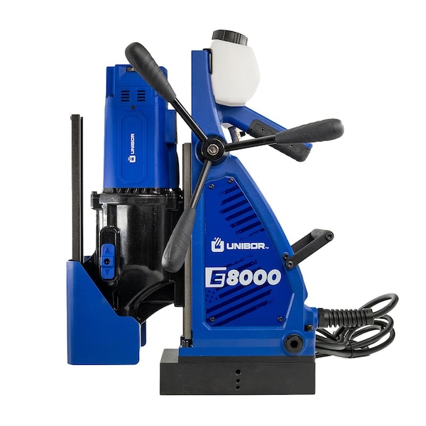 Unibor 4in. x 4in. Magnetic Drill with Forward/Reverse & Swivel Magnet, DrillSmart Equipped, 120V E8000 - main