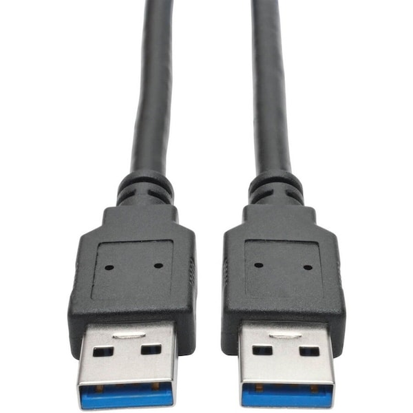 Tripp Lite 6FT USB 3.0 SUPERSPEED A/A CABLE M/M 28/24 AWG 5 GBPS BLACK 6 FT. U320-006-BK - main