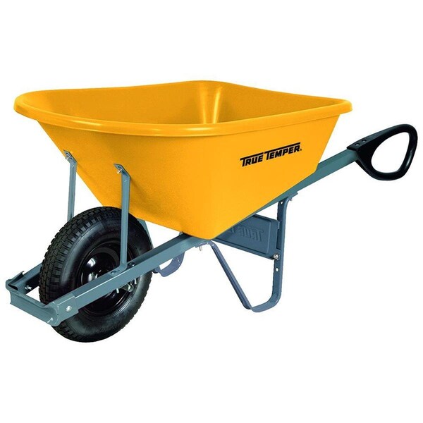 Grandoldgarden 6 cu ft. Total Control Poly Wheelbarrow GR3544585 - main