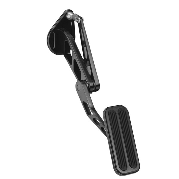 Lokar XBAG6115 Thrott Pedal with Rubber Insert for 19641968 Ford Mustang Black LOKXBAG6115 - main