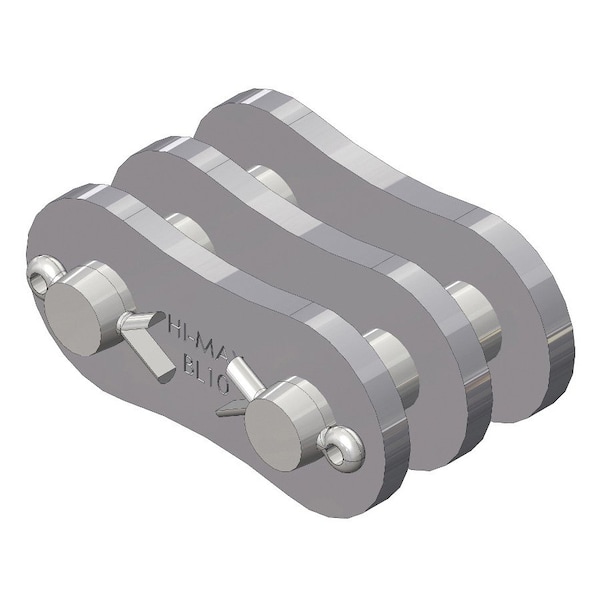 Senqcia Hi-Max Double Strand Cottd Connecting Link w/3 x 4 Lacing, BL1034 chain, 1.25P, .437 Pin BL1034HMCL - main