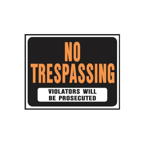 Hillman 15X19 No Trespass Sign 840040 - main