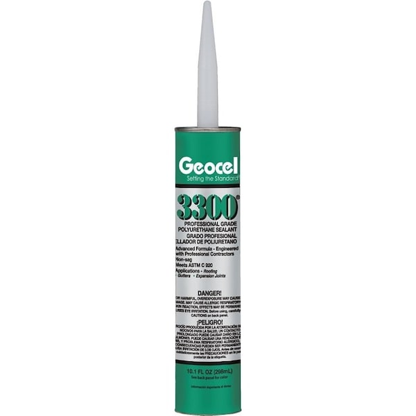 Geocel 3300 Series Polyurethane Sealant, Limestone, Liquid, 10.1 oz Cartridge 68106 - main