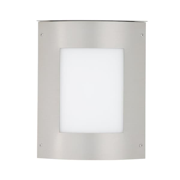 Besa Lighting Besa Outdoor Moto 11 Square Silver White Acrylic 1x5W LED MOTO11SQ-WA-LED-SL - main