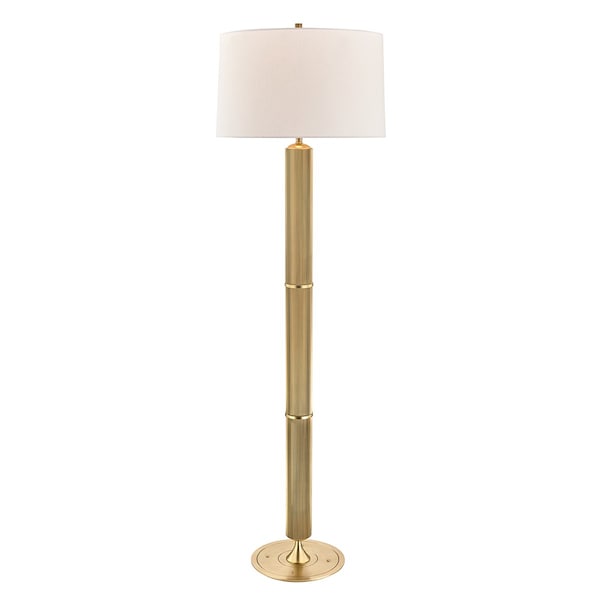 Hudson Valley Lighting Tompkins 1 Light Floor Lamp 19 In. Aged Brass L1189-AGB - main