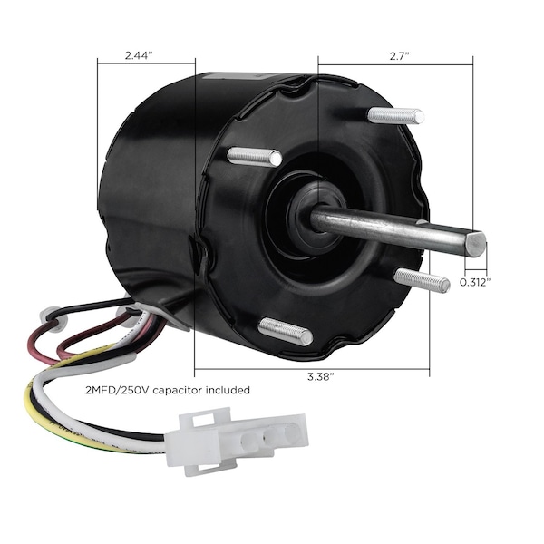 Pems Greenheck SP/CSP B80 Motor - OEM Replacement 315039A - main