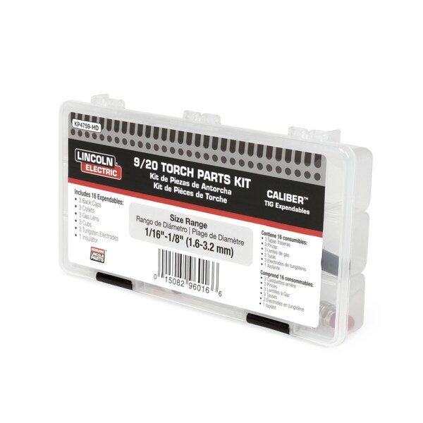 Lincoln Electric Heavy Duty Torch Parts Kit 9/20 KP4759-HD - main