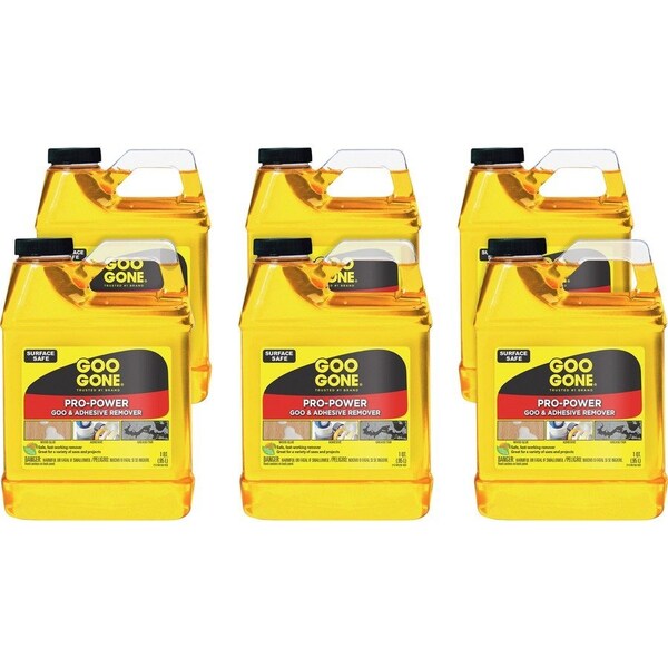 Weiman Goo Gone, Pro-Power Cleaner, Citrus Scent, 1 Qt Bottle, 6PK 2112CT - main