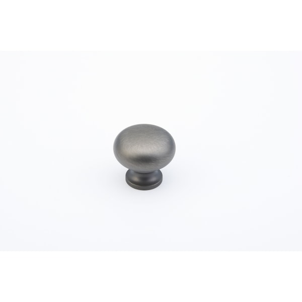 Schaub 1-1/4in Country Traditional Cabinet Knob Antique Nickel Finish 706-AN - main