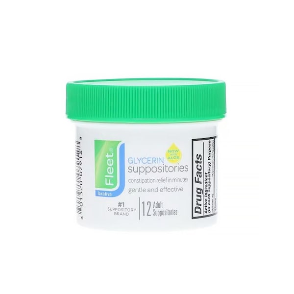 Fleet Enema Suppository, 12PK 1318874 - main