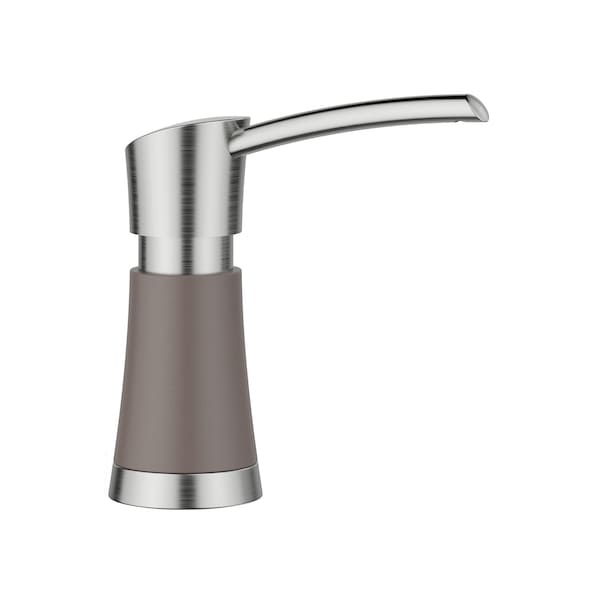 Blanco Artona Soap Dispenser, PVD Steel/Volcano Gray 443038 - main