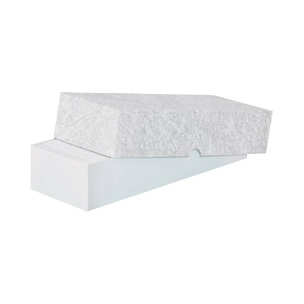 Partners Brand 10 in x 3 1/2 in x 2 in Stationery Set-Up Cartons, Gray, Fiberboard, 100 PK BC4 - main