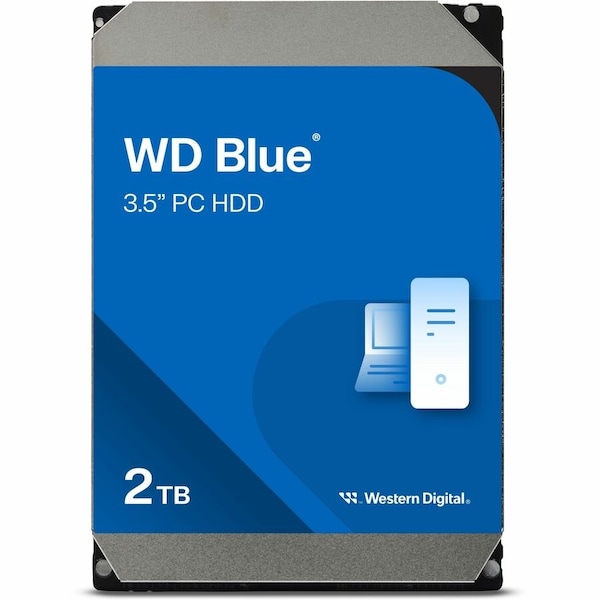 Western Digital Blue WD20EZBX 2 TB Hard Drive - 3.5" Internal - SATA (SATA/600) WD20EZBX - main