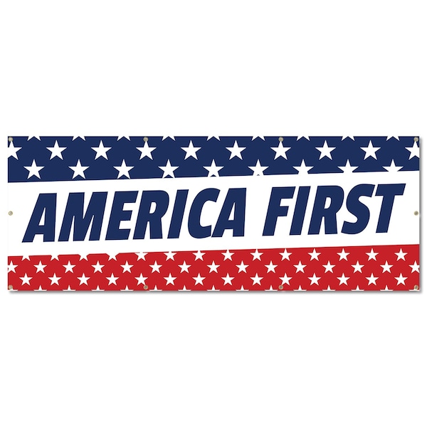 Signmission America First, 36 Inch, Banner B-96-30340 - main