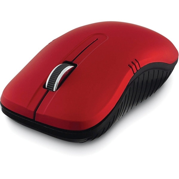 Verbatim Wireless Notebook Optical Mouse, Commuter Series - Matte Red 99767 - main