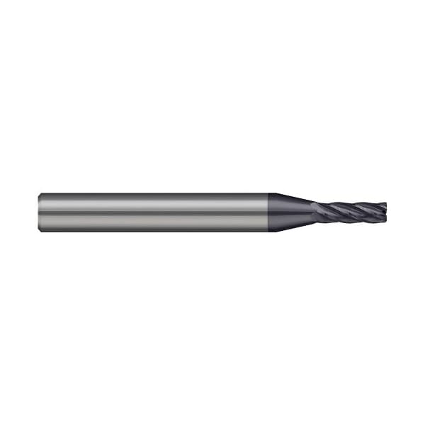 Harvey Tool Miniature End Mill-5 Flute-Corner Radius, 720130-C3, AlTiN, .030" Cutter Diameter 720130-C3 - main