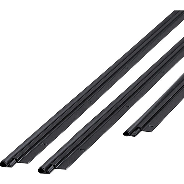 M-D Building Products Building Products 36''x84'' Black Flat-design Aluminum & Vinyl Screw-on Top & Sides Door Seal Kit 11825 - main