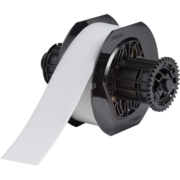 Brady Flame Retardant Polyimide Wire and Cable Labels 1.5 in W x 85 ft L White B33C-1500-472 - main