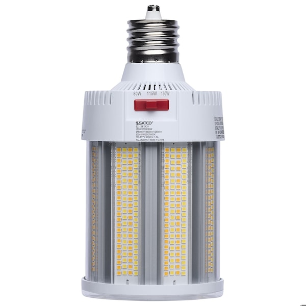 Satco 150/115/80 Watt 30K/40K/50K CCT Field Selectable LED Corncob Mogul Extended Base 120-277 S23134 - main