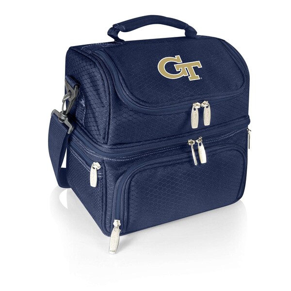Picnic Time Family Of Brands NCAA Georgia Tech Yellow Jackets Pranzo Lunch Bag - Insulated Lunch Box with Picnic Set 512-80-138-194-0 - main